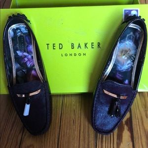 Ted Baker dark purple loafer